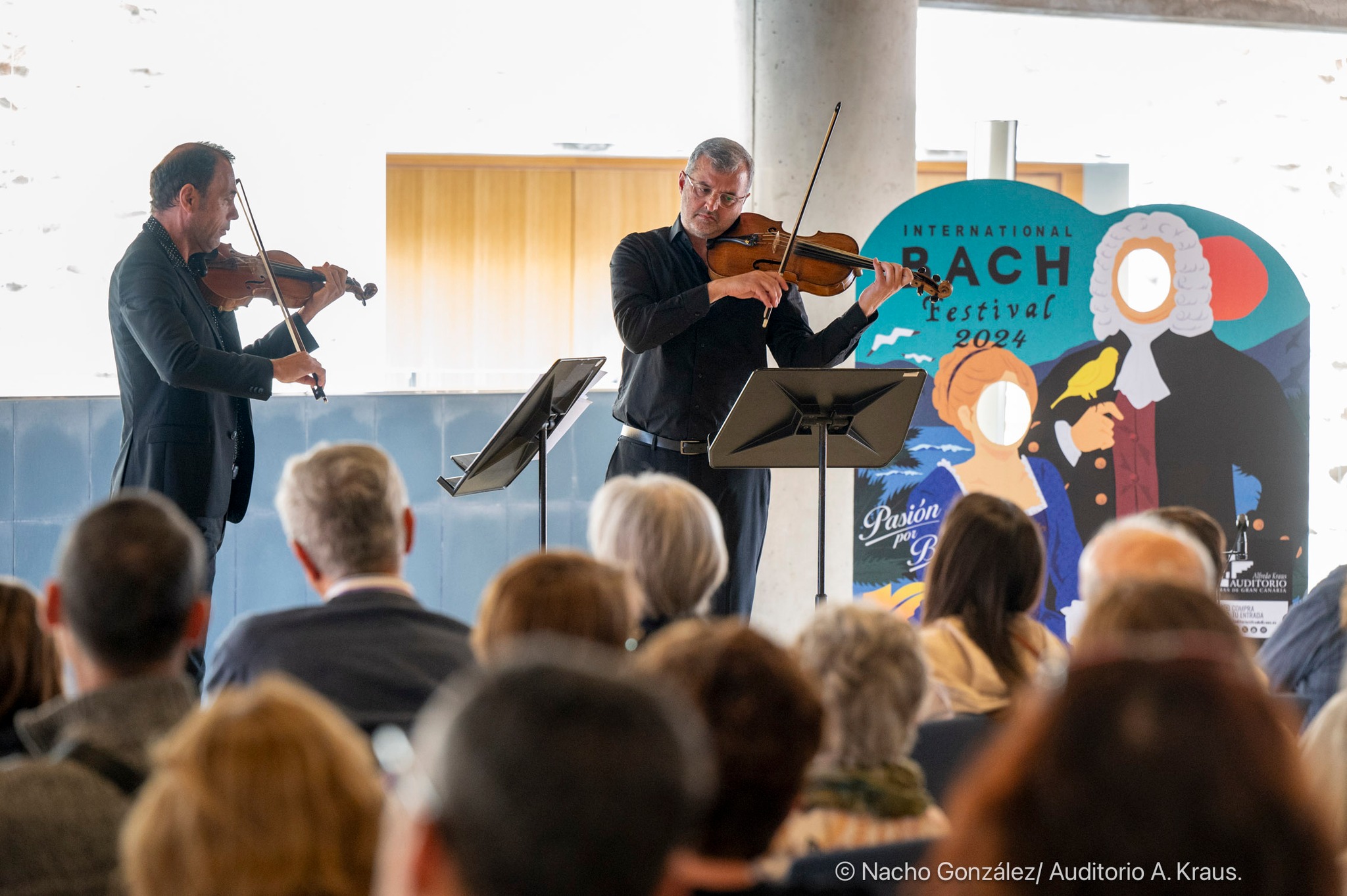 Aperitivo con dos virtuosos: Michael Gieler y Bertrand Cervera